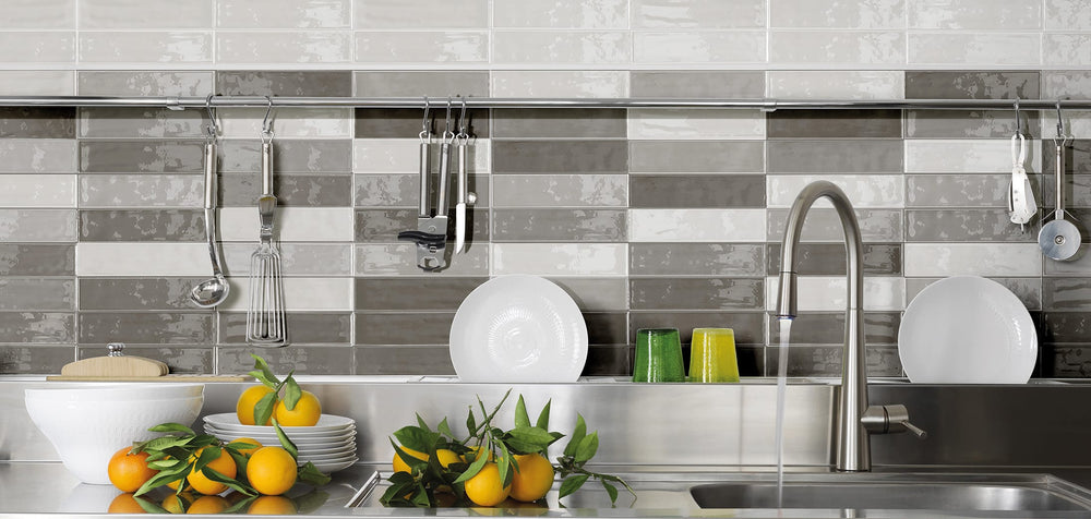 Flash Brown  Gloss Subway Tile 250x60x9mm
