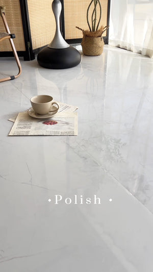 HF Tile Flurries White Polish Tile 600x1200mm