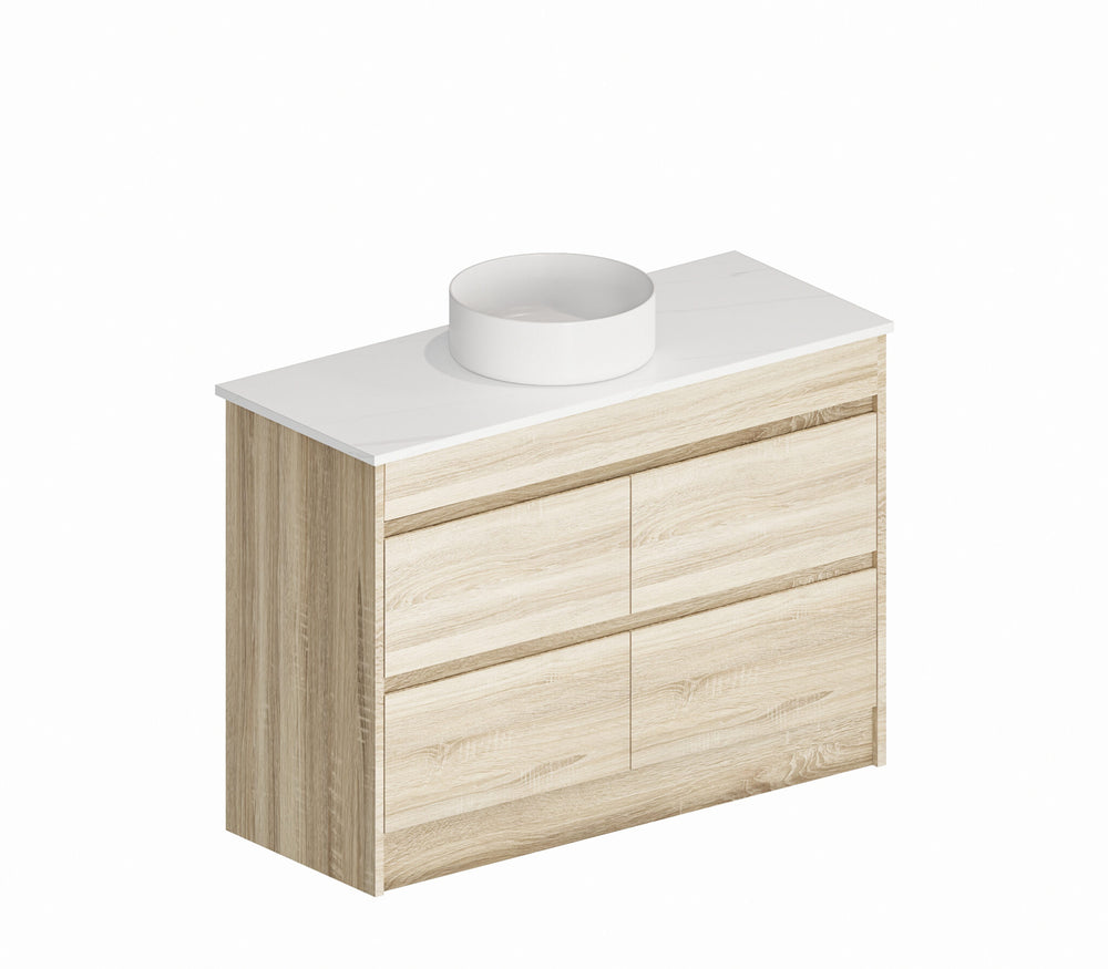 GLEN 1200mm Natural Oak Floor Standing Vanity GLEN-FS1200