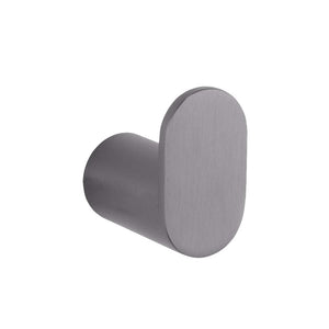 RUSHY Series Gun Metal Grey Round Robe Hook GM6507.TR