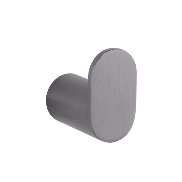 RUSHY Series Gun Metal Grey Round Robe Hook GM6507.TR