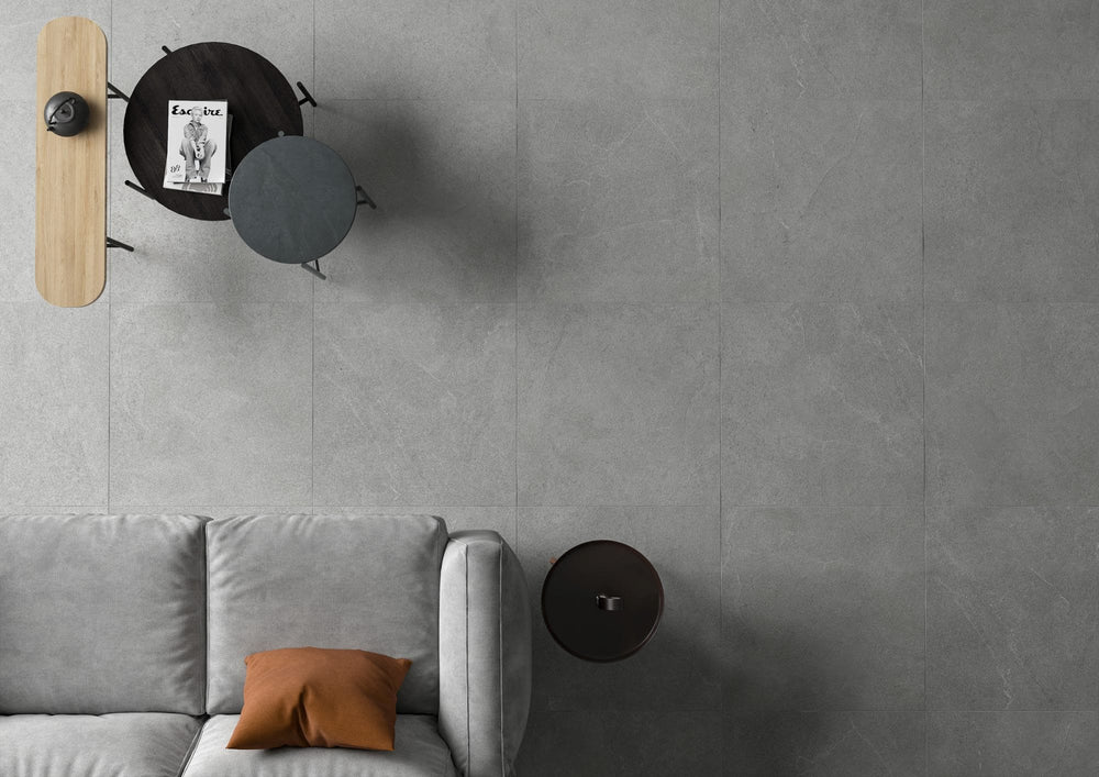 Venus Mid Grey Matt Tile 300x600mm