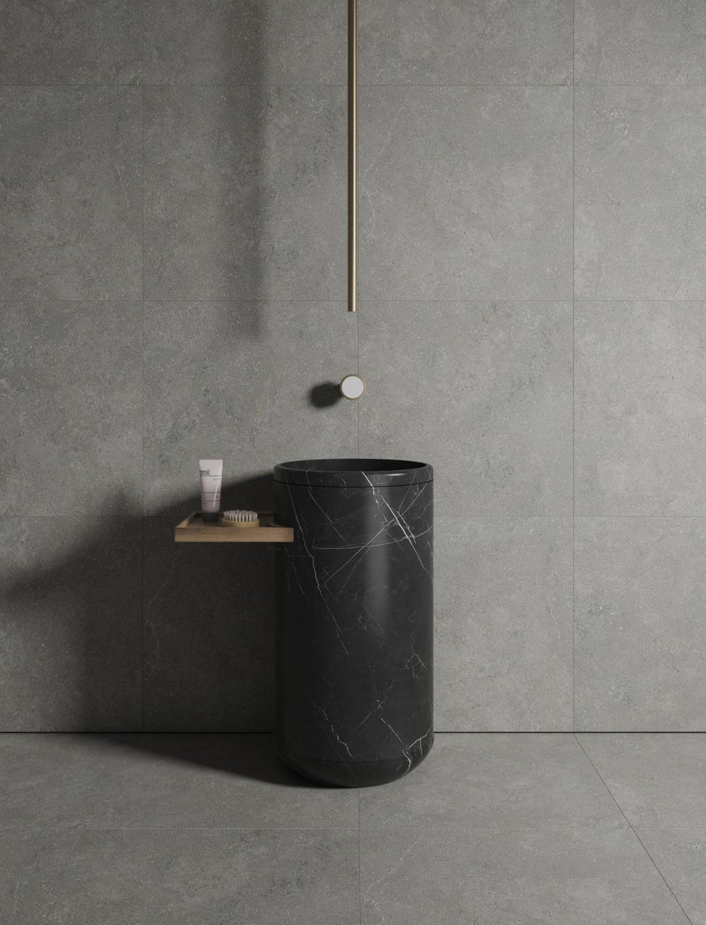 GRI0034 MILANO ASH GREY MATT 300X600MM 36MN05R