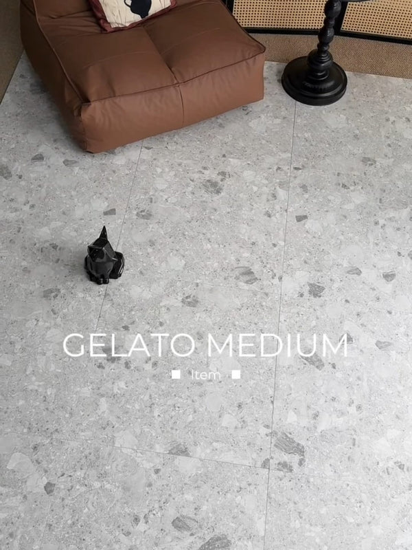 HF Tile Gelato Medium Matt Terrazzo Look Tile 600x600mm