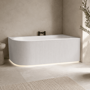 Noveen Bathtubs BTG1500R Genova Right Corner Bathtub 1500mm (Long) x 750mm (Wide) x 580mm (Height) (Copy)