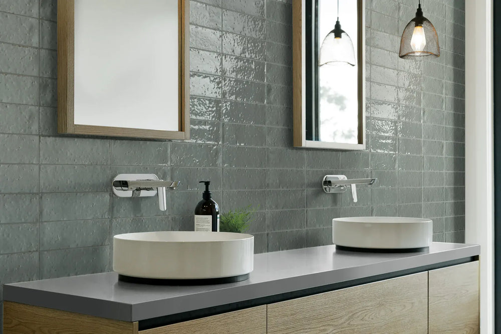 Glace Avio Gloss Subway Tile 75x200mm