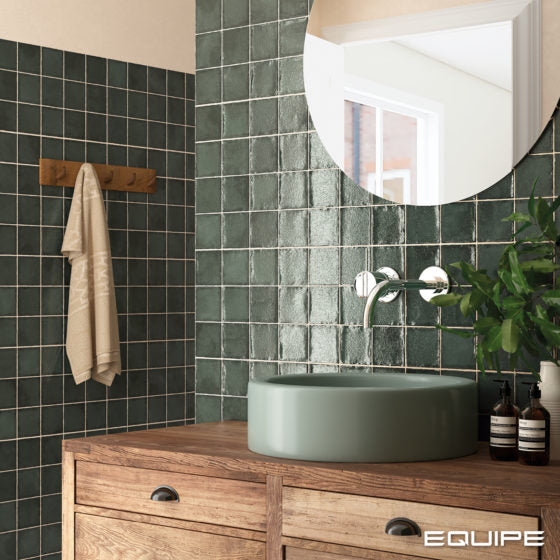 Altea Pine Green  100x100mm Spanish wall tiles