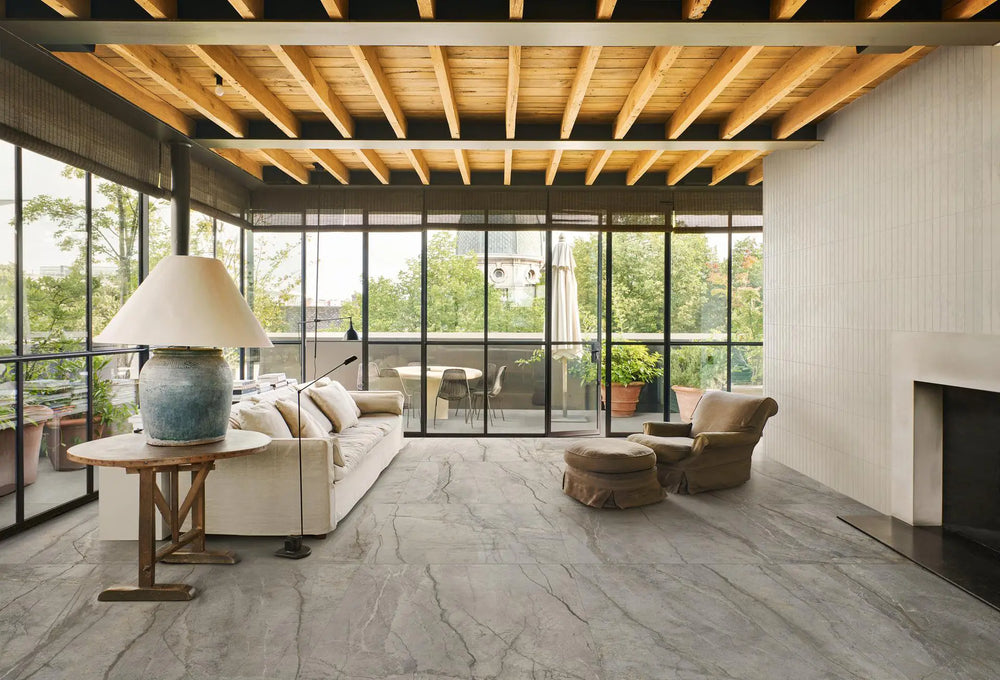 Mystone Silver Root Grey Natural Stone Look Tile 600X600mm
