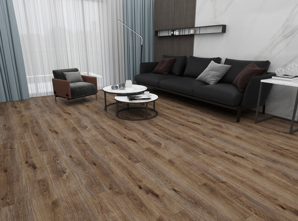 Guardian Hybrid Floor 1500 x 228 x 6.5mm - Homestead Chesnut