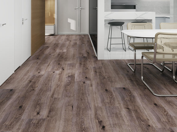 Guardian Hybrid Floor 1500 x 228 x 6.5mm - Cottage Brown