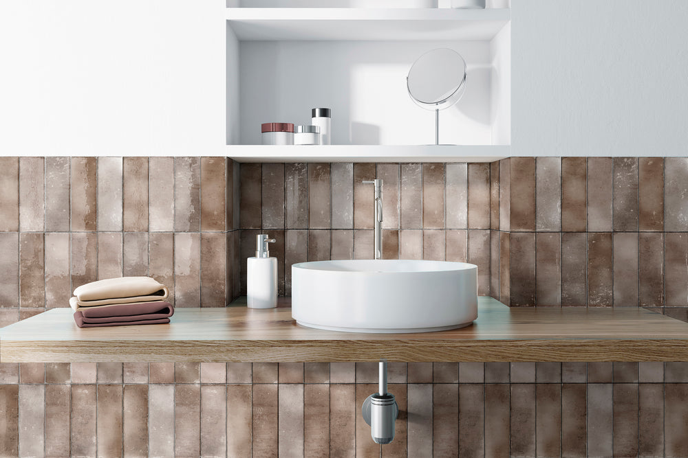 HACTEG724 E236289 HACKNEY TERRACOTTA GLOSS 69X240
