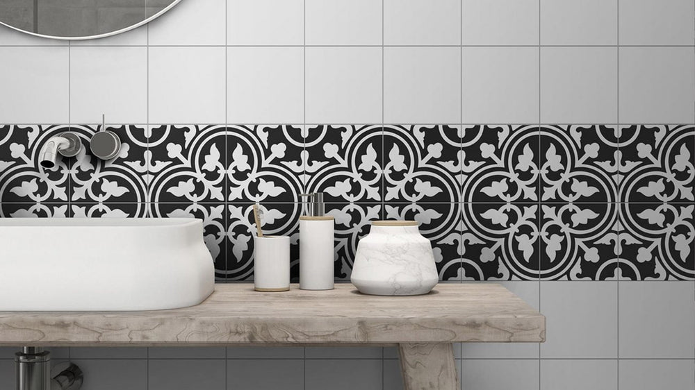 HER DF316 HERITAGE LOTUS BLACK LOOK 200X200 MATT