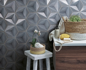 Chroma Grigio Hexagon 150x173mm