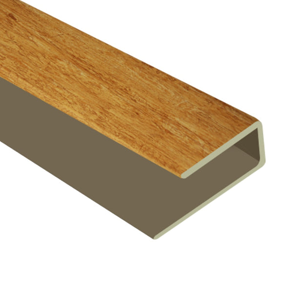 Timber Flooring Metal Junior End Trim - HONEY BAMBOO