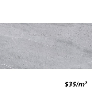 T/ILMAGRP3060 ENTIVA ILLINOIS MID GREY POLISHED 300*600mm REC.