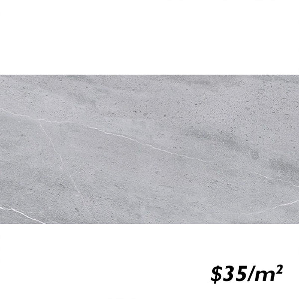 T/ILMAGRP3060 ENTIVA ILLINOIS MID GREY POLISHED 300*600mm REC.