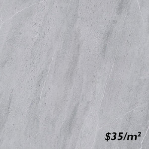 T/ILMAGRP6060 ENTIVA ILLINOIS MID GREY POLISHED 600*600mm REC.
