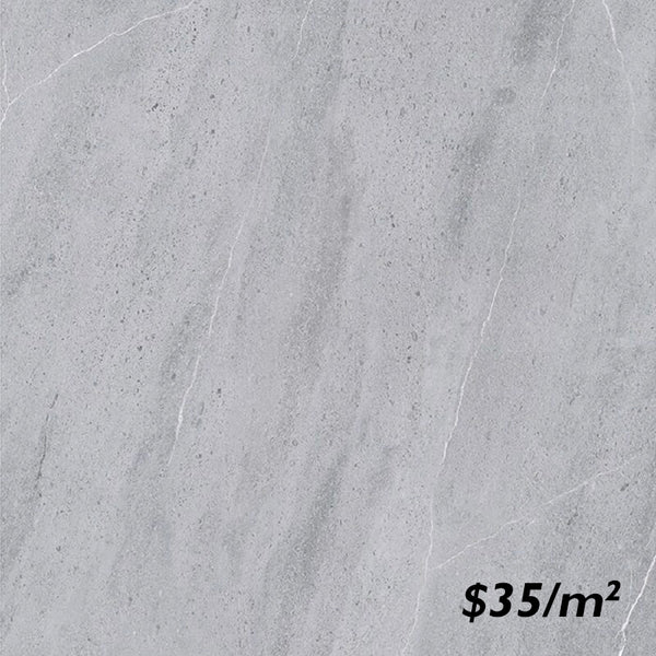 T/ILMAGRP6060 ENTIVA ILLINOIS MID GREY POLISHED 600*600mm REC.