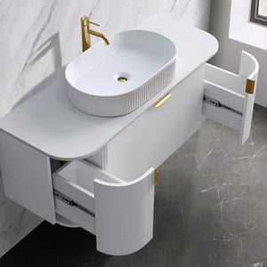 CWH66-900WM Plateau Collection 900mm - Matt White Single Bowl