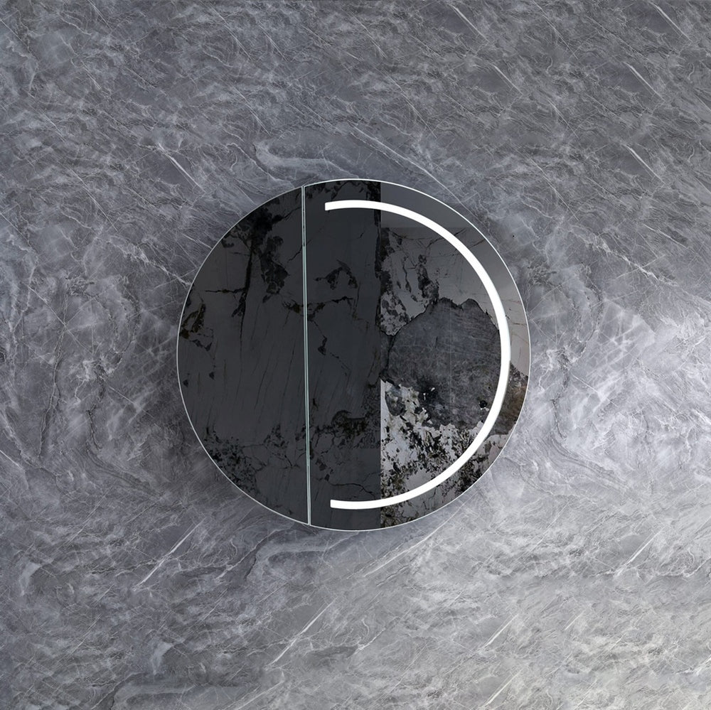 LED RSC-800MW LED Pearl Collection 800*800*130MM Matt White SHAVING CABINET