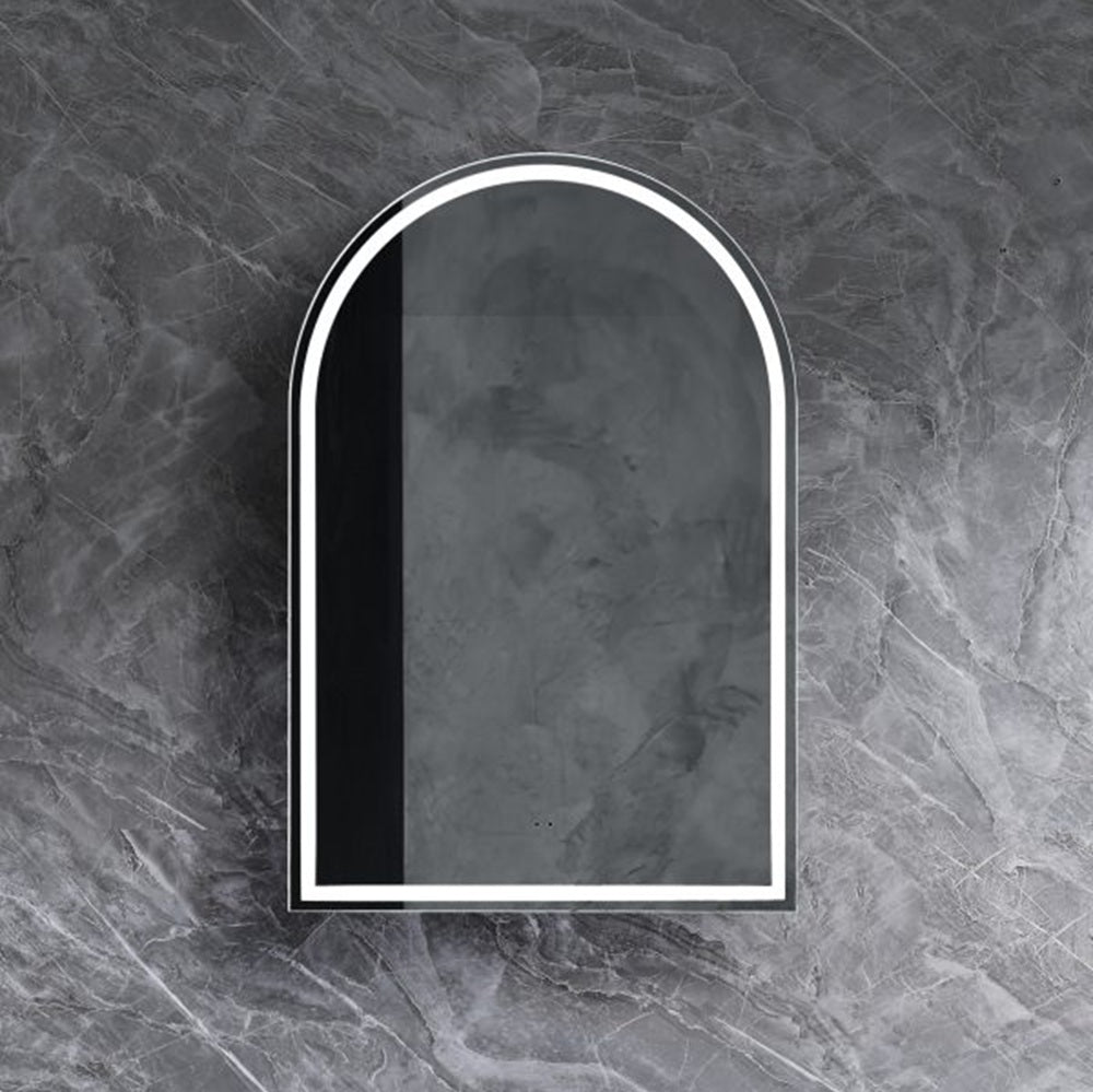 LED ASH-6161A8	LED Archive Collection 610*900mm Natural Timber Shaving Cabinet