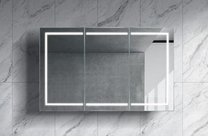 LED PSH-12075MW Brighton LED Collection 1200*750*150MM Matt White SHAVING CABINET