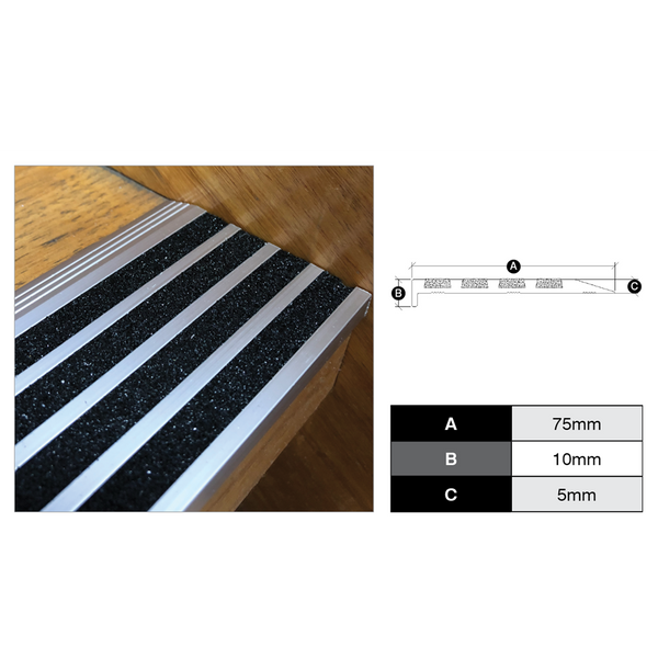 Stair Trim – Strip Carborundum Inserts