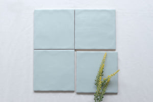 JLA0002 LODGE WAVY MATT MINT GREEN WALL 150X150MM 15UCM7M