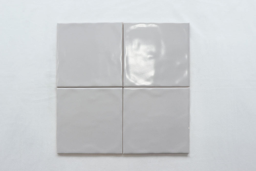 Lodge Wavy Light Grey Matt Subway Tile 150X150mm