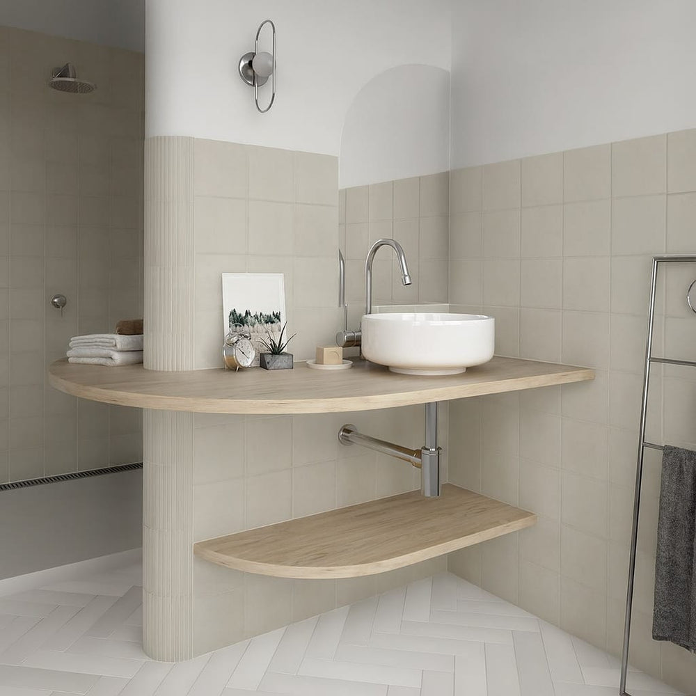 Coastal Equ Vert Matt Subway Tile 132X132mm