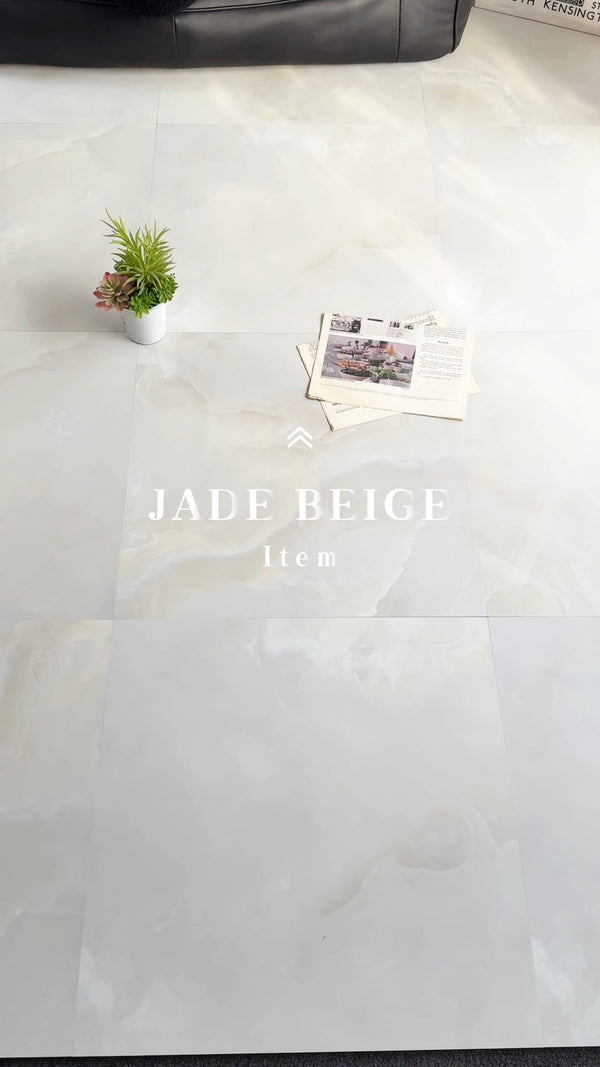HF Tile Jade Beige Polished Tile 600x600mm