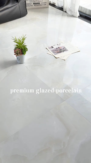 HF Tile Jade Beige Polished Tile 600x600mm