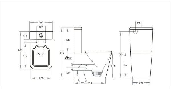 KDK003 — Qubist KDK003 Toilet Suite