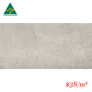 KEN GRY36M KENSINGTON GREY 300x600MM MATT Made in Australia