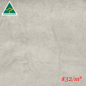 KEN GRY45M KENSINGTON GREY 450x450MM MATT Made in Australia