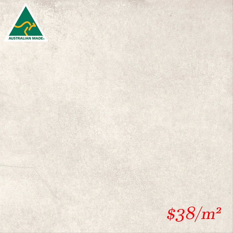 KEN WHT60M KENSINGTON WHITE 600x600MM MATT Made in Australia