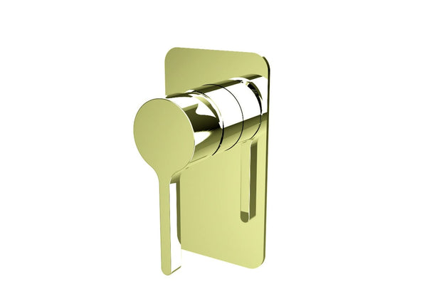 ZENMO Mixer Taps KENZO Shower Mixer in Brushed Brass