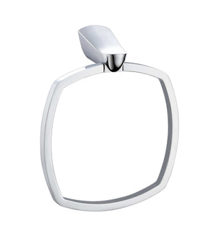ZENMO Bathroom Accessories KG25033 NIXON II Towel Ring Gun Metal Finish