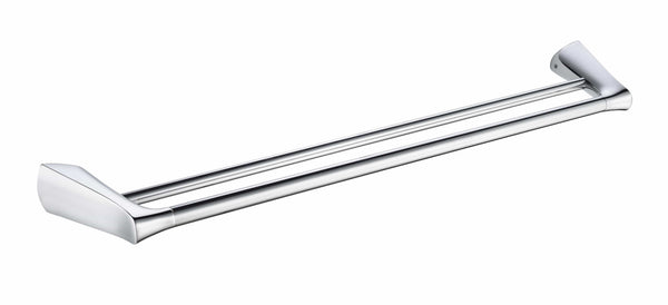 ZENMO Bathroom Accessories KG25036B-30 NIXON II Twin Towel Rail Gun Metal Finish