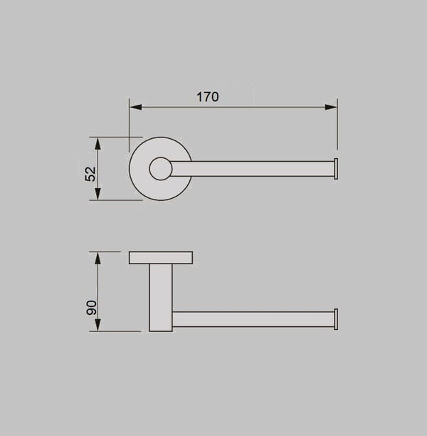 ZENMO Bathroom Accessories KG69035A NIXON Toilet Roll Holder