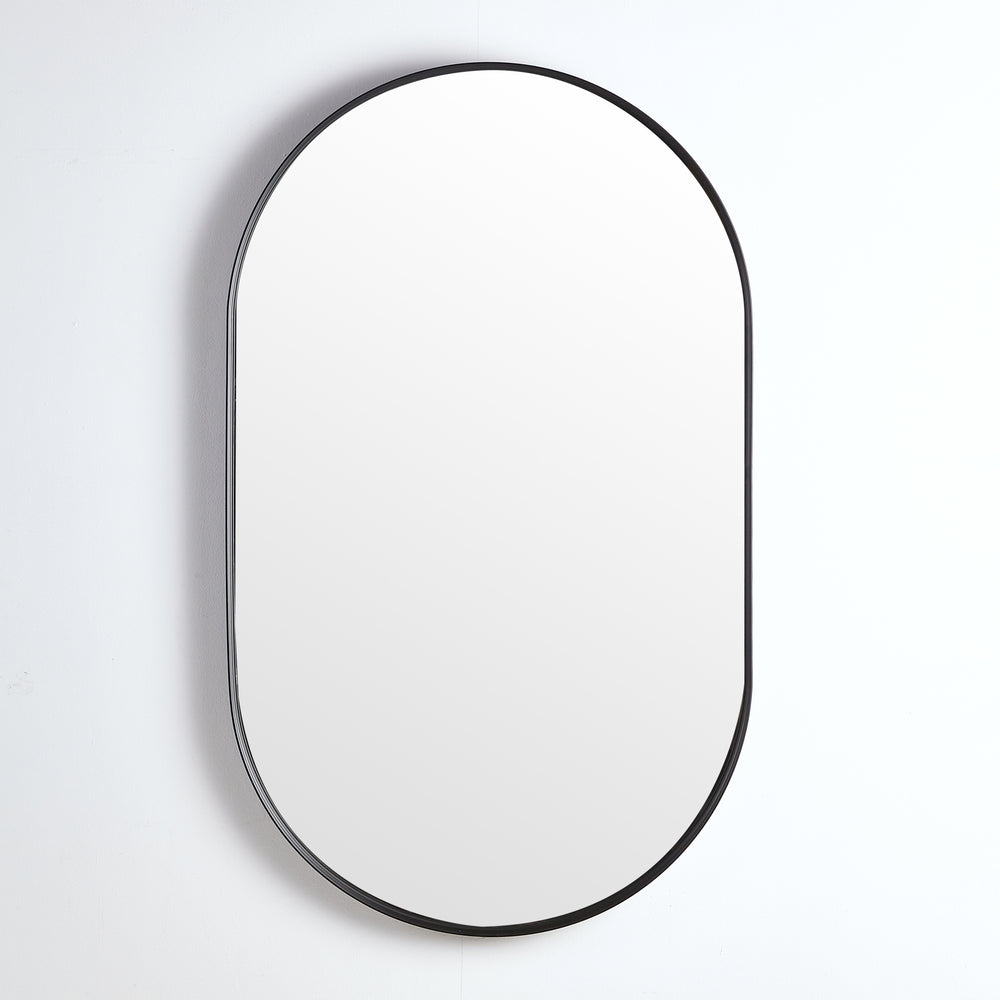 KDK- KOV60100F-MB MATTE BLACK ALUMINIUM FRAMED MIRRORS 600*1000MM