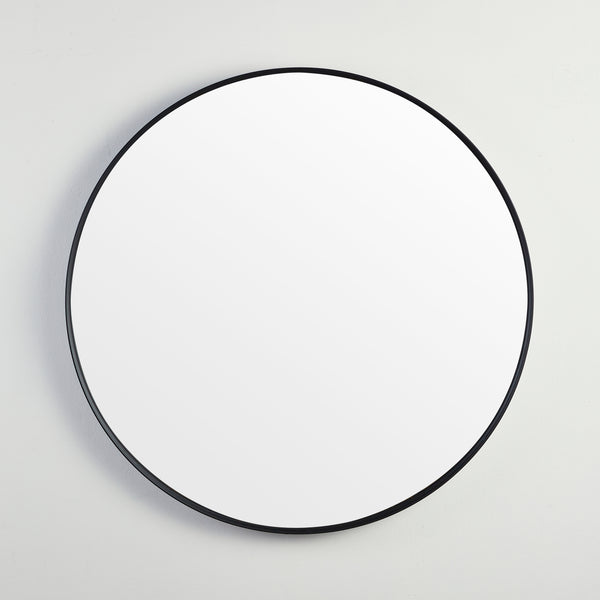 KDK- KR800F-MB MATTE BLACK ALUMINIUM FRAMED MIRRORS 800MM