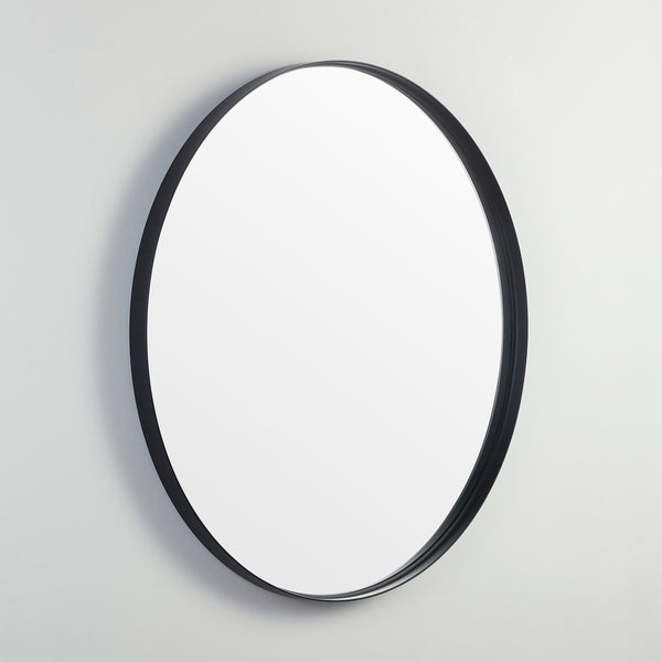 KDK- KR800F-MB MATTE BLACK ALUMINIUM FRAMED MIRRORS 800MM