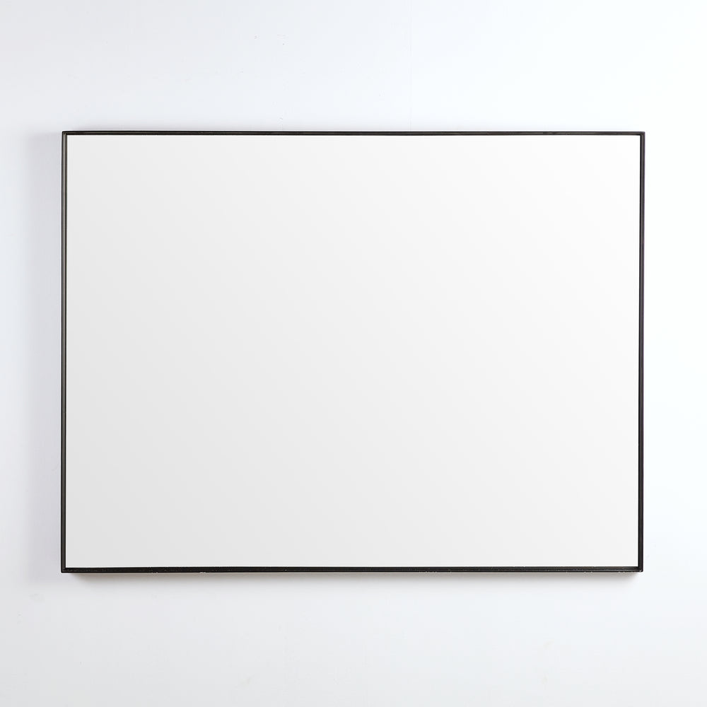 KDK- KS1290F-MB MATTE BLACK ALUMINIUM FRAMED MIRRORS 1200*-900MM