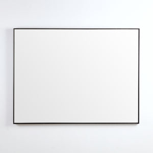 KDK- KS1290F-MB MATTE BLACK ALUMINIUM FRAMED MIRRORS 1200*-900MM
