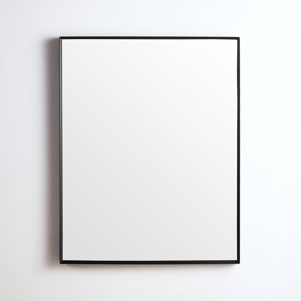 KDK- KS9075F-MB MATTE BLACK ALUMINIUM FRAMED MIRRORS 750*900MM