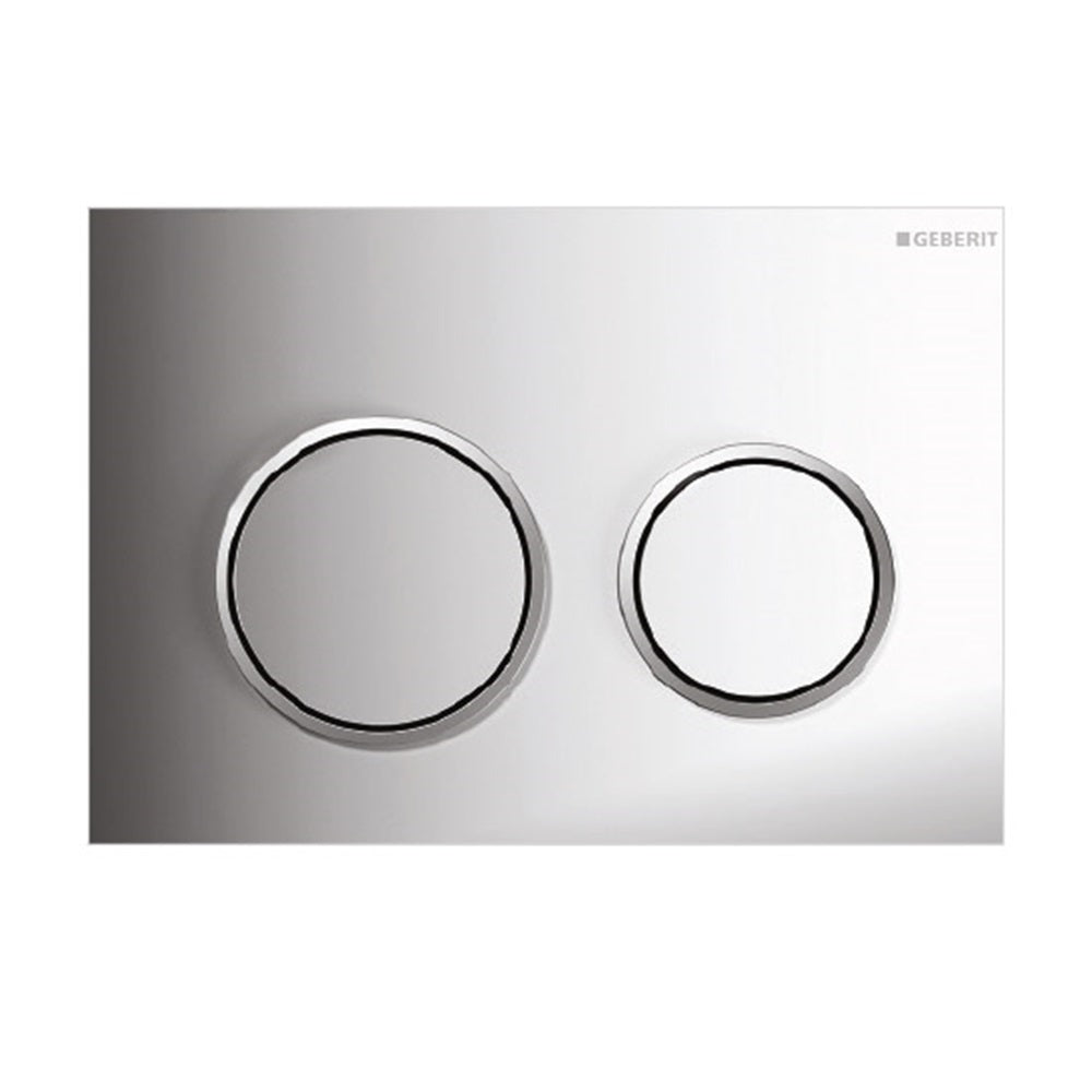 Kappa 21 — Round Dual Flush Button - Chrome