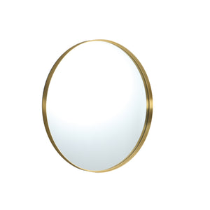 KDK- KR800F-BG OLIVIA ROUND YELLOW GOLD FRAME MIRROR 800MM