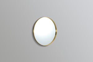 KDK- KR700F-BG OLIVIA ROUND YELLOW GOLD FRAME MIRROR 700MM