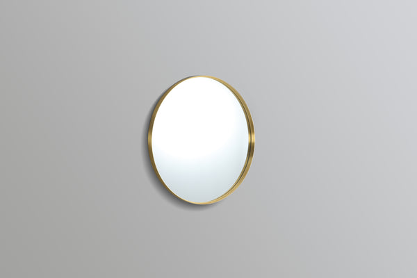 KDK- KR700F-BG OLIVIA ROUND YELLOW GOLD FRAME MIRROR 700MM